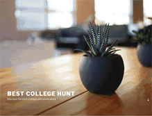 Tablet Screenshot of bestcollegehunt.com